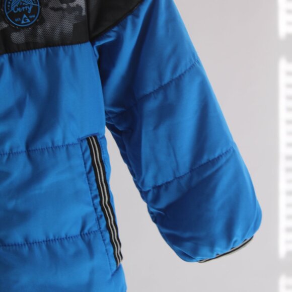 Boys Gerry Double Sided Blue/Grey Zip-Up Jacket – Size 5 - Picture 12 of 16